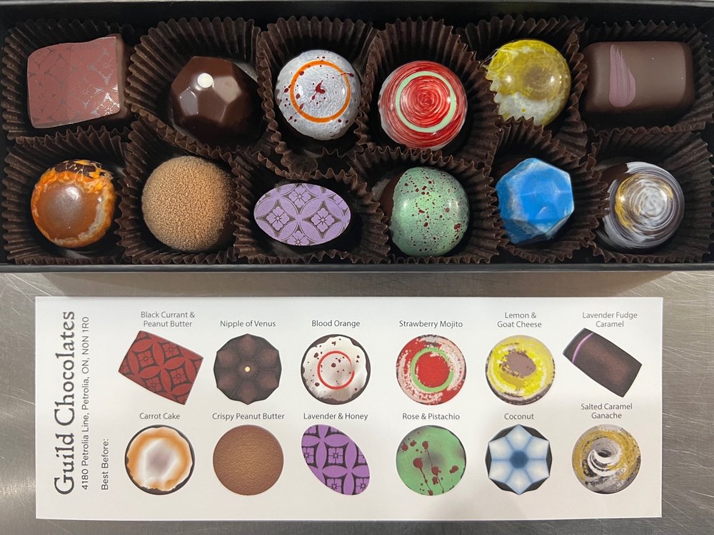 GUILD CHOCOLATES Updated July 2024 4180 Petrolia Line, Petrolia
