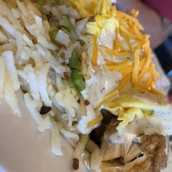John Ski's House of Breakfast & Lunch - southern fried chicken benedict YES!!