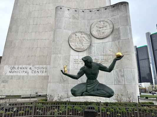 The Spirit of Detroit by null