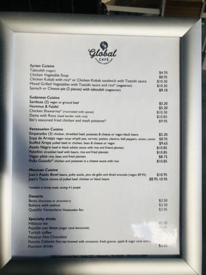 Menu photo 6 Global Café Memphis, TN