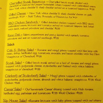Süp - Menu - Sandwiches Near Me - Reno, Nevada