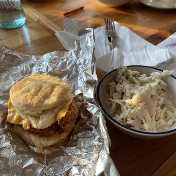 The Southerner - My chick fil a sandwich and fennel slaw. - Southern Near Me - Saugatuck, Michigan
