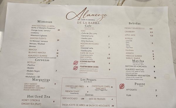 Menu photo 2 Almuerzo Café Tustin, CA
