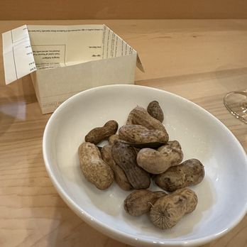 Yess Restaurant - Boiled Peanuts- this was served first and was the highlight of the meal. - Japanese Near Me - Los Angeles, California