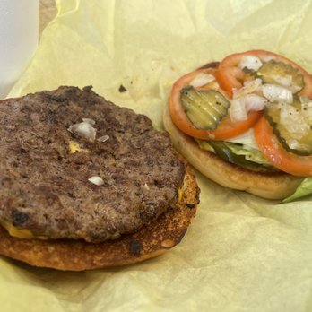 Mytiburger - A very dry and plain burger. - Burgers Near Me - Houston, Texas