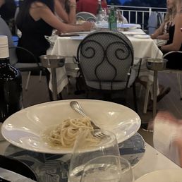 Very bland spaghetti dish. Very bland spaghetti dish.
