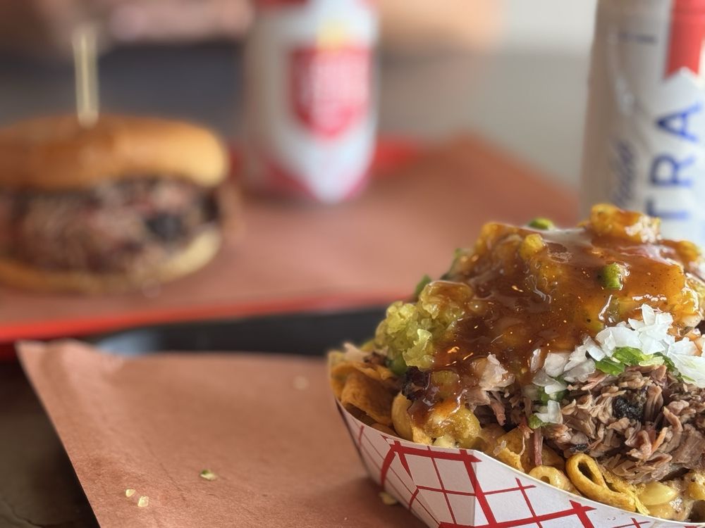 Pitforks and Smokerings BBQ Logo