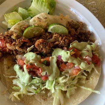 El Charro Cafe - Carne Seca Taco w/ flour tortilla. - Tacos Near Me - Tucson, Arizona