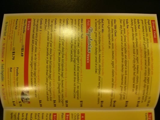 Menu photo 2 Rajwadi Irving, TX Menu photo 2 Rajwadi Irving, TX