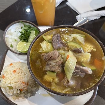 Sonsonate Grill - Caldo de res Drink is called Ensalada - Salvadoran Near Me - Los Angeles, California Sonsonate Grill - Caldo de res Drink is called Ensalada - Salvadoran Near Me - Los Angeles, California