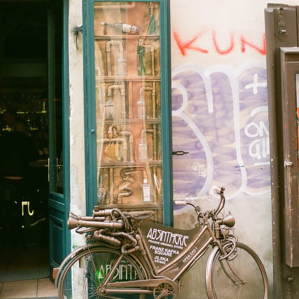 Absintherie - 35mm shot of fron entrance - Cocktail Bars Near Me - Prague, Puerto Rico Absintherie - 35mm shot of fron entrance - Cocktail Bars Near Me - Prague, Puerto Rico