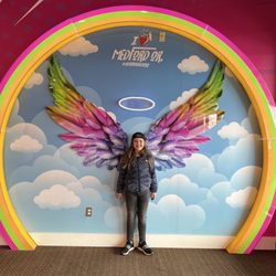 La Michoacana Plus - Medford - Angel wing wall. Perfect photo opp!