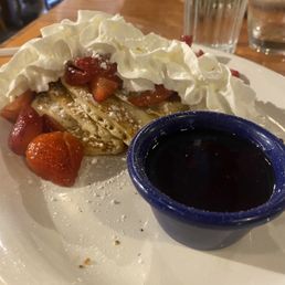 Stuffed Cheesecake Pancake Breakfast