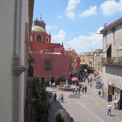 Museo de los Conspiradores - Calle 5 de Mayo from second floor of museum