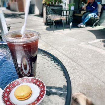 Royal Ground Coffee - Iced Americano and lemon macaron - Coffee & Tea Near Me - San Francisco, California Royal Ground Coffee - Iced Americano and lemon macaron - Coffee & Tea Near Me - San Francisco, California