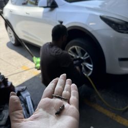 Mexicali Tires - Super fast, quick efficient and easy. I came in because I had two nails in my tire. in less than five minutes, he fixed it.