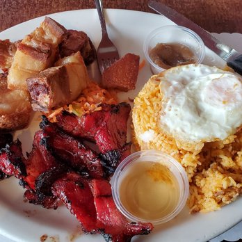 Toppings Tree Restaurant - Combination lechon kawali and tocino with Java rice. - Filipino Near Me - Santa Clara, California Toppings Tree Restaurant - Combination lechon kawali and tocino with Java rice. - Filipino Near Me - Santa Clara, California