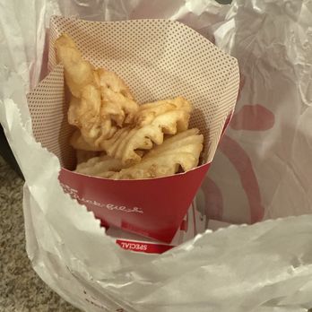 Chick-fil-A - Large French fry - 2/3 full - Fast Food Near Me - Mission Viejo, California