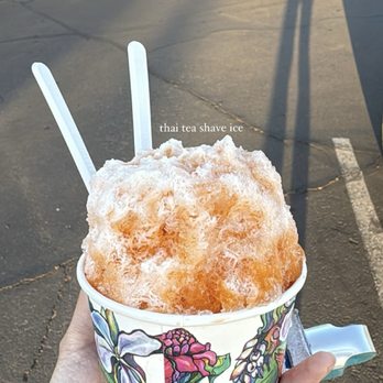 Peace Love Shave Ice - Thai Tea Shave Ice - Shaved Ice Near Me - Kihei, Hawaii Peace Love Shave Ice - Thai Tea Shave Ice - Shaved Ice Near Me - Kihei, Hawaii