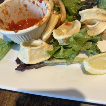 Taormina’s - The freezer burned, rubber band consistency, tasteless calamari. They should be embarrassed to serve this! - Italian Near Me - Ivyland, Pennsylvania Taormina’s - The freezer burned, rubber band consistency, tasteless calamari. They should be embarrassed to serve this! - Italian Near Me - Ivyland, Pennsylvania