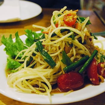 SriPraPhai Thai Restaurant - Papaya Salad. - Thai Near Me - Woodside, New York SriPraPhai Thai Restaurant - Papaya Salad. - Thai Near Me - Woodside, New York
