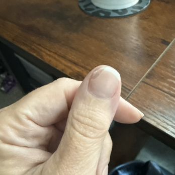 LUXX Nail Salon - Broken nail in less than a week from service. - Nail Salons Near Me - Burleson, Texas LUXX Nail Salon - Broken nail in less than a week from service. - Nail Salons Near Me - Burleson, Texas