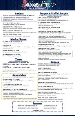 Menu photo 5 Madd Hatter Hoboken, NJ