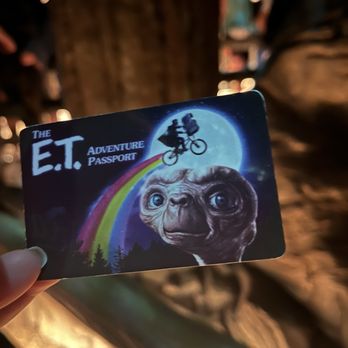 E.T. Adventure - The card they gave me and then took away - Amusement Parks Near Me - Orlando, Florida E.T. Adventure - The card they gave me and then took away - Amusement Parks Near Me - Orlando, Florida