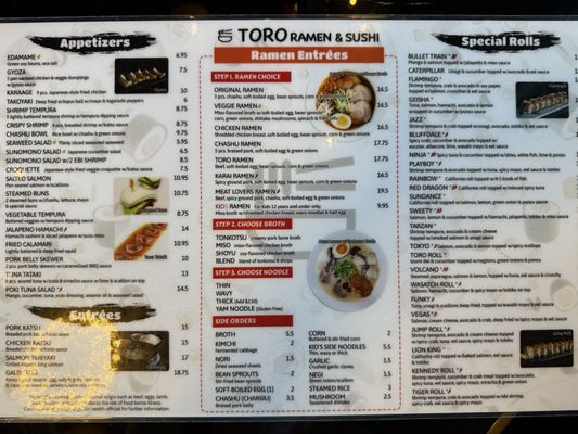 Menu photo 1 Toro Ramen and Sushi Bluffdale, UT Menu photo 1 Toro Ramen and Sushi Bluffdale, UT