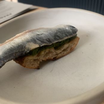 Prado Restaurante - I'm not a fan or sardines but this dish was incredible! The sauce was so good! - Portuguese Near Me - Lisbon, 11