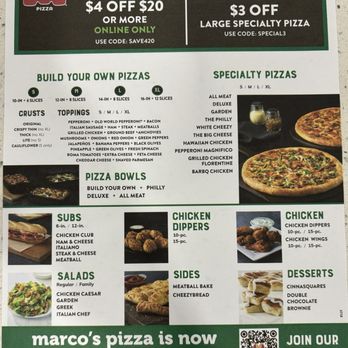 Marco's Pizza - Menu - Pizza Near Me - Port Saint Lucie, Florida Marco's Pizza - Menu - Pizza Near Me - Port Saint Lucie, Florida