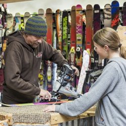 Tahoe Dave's Skis & Boards - Ski rental setups for kids and adults, fitted by our experienced team.