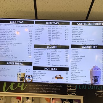 Babble - Menu - Coffee & Tea Near Me - Oklahoma City, Oklahoma