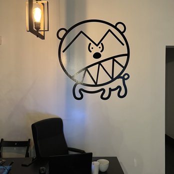 Bark Coffee - The mascot on the far wall. Bark bark he goes. Woof woof I reply. - Coffee & Tea Near Me - Whittier, California Bark Coffee - The mascot on the far wall. Bark bark he goes. Woof woof I reply. - Coffee & Tea Near Me - Whittier, California