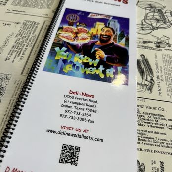 Deli News - Menu - Delis Near Me - Dallas, Texas