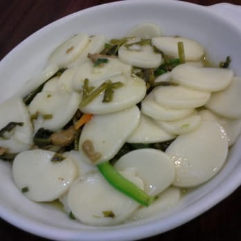 Chinese Dumpling House - Stir fried rice cakes with pork and pickled veg - $7.99 - Chinese Near Me - Mississauga, Ontario