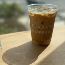 Blanchard's Coffee - Honey Blossom Latte (spring special)