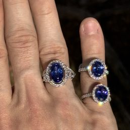 Tanzanite rings