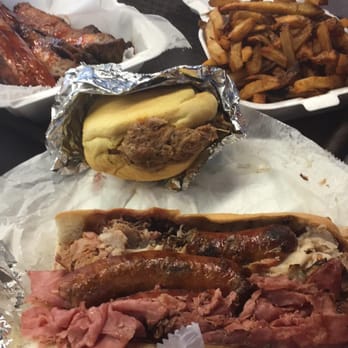 Chaps Pit Beef - So much meat! - Barbeque Near Me - Baltimore, Maryland