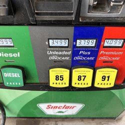 Sinclair Gas - Fuel prices as of 5/27/2023