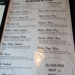 New menu