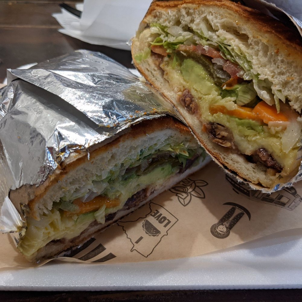 Taco Libre - They'll make you a torta with any of their taco meats.  I chose cabeza (beef cheek). - Mexican Near Me - Minneapolis, Minnesota