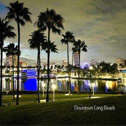 Long Beach Ferris Wheel - The view of the Ferris Wheel and Downtown from The Lions Lighthouse Point.