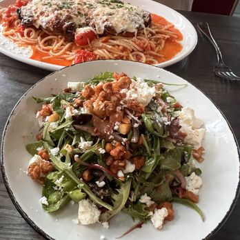 Posto - Chicken Parmesan, Mixed Greens Saladgreen - Italian Near Me - Somerville, Massachusetts Posto - Chicken Parmesan, Mixed Greens Saladgreen - Italian Near Me - Somerville, Massachusetts