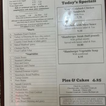 Gus Streetside Cafe - The back of the menu for breakfast. - American Near Me - Greenville, South Carolina Gus Streetside Cafe - The back of the menu for breakfast. - American Near Me - Greenville, South Carolina