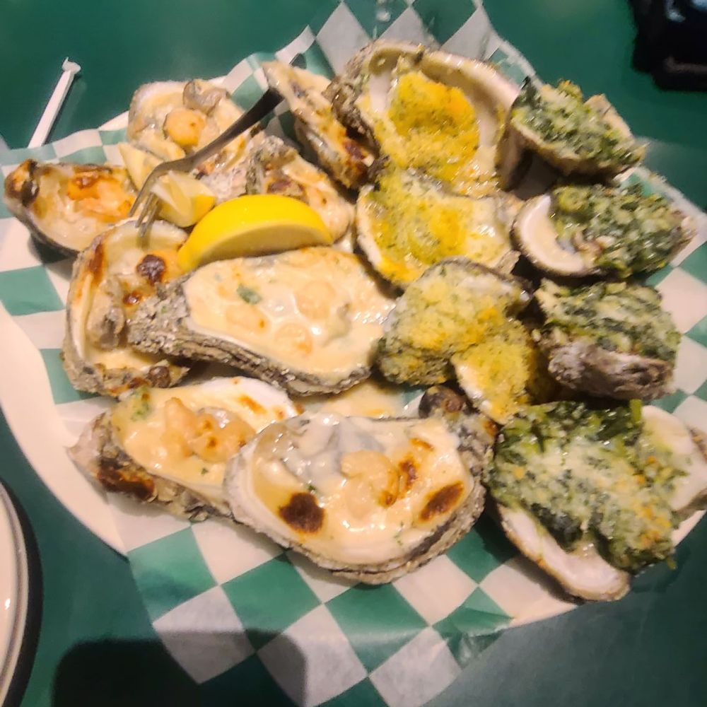 Wintzell's Oyster House - The best oyster sampler ever. Each one was so good. - Seafood Near Me - Mobile, Alabama Wintzell's Oyster House - The best oyster sampler ever. Each one was so good. - Seafood Near Me - Mobile, Alabama