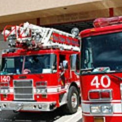 San Diego Fire Rescue Station 40 - Truck 40 and Engine 40 (SDFRD Photo)