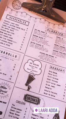 Menu photo 2 Laari Adda Mississauga, ON