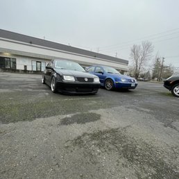 This is my vehicle on the left and one on the right is of one the employees. Located at cascade german