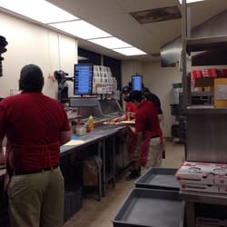 Papa Johns Pizza - Every is work real hard and they always busy